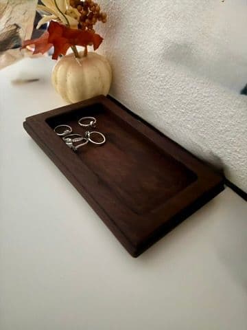 Peruvian Walnut Jewelry Tray